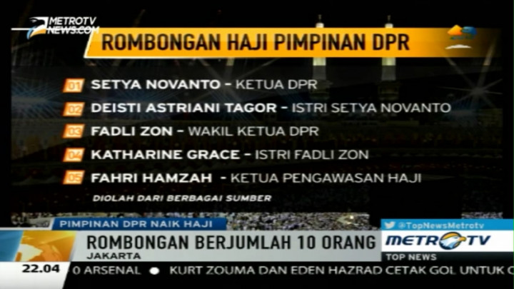 Inilah Daftar Anggota DPR yang Diundang Naik Haji 
