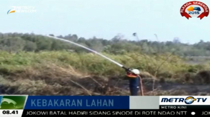 Kebakaran Lahan Terjadi di Ujung Landasan Pacu Bandara Dominique Edward Osok