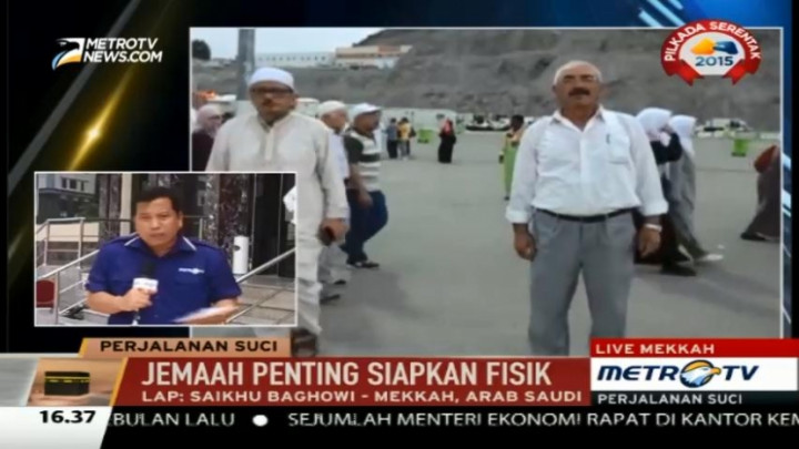 Jelang Wukuf, Jemaah Diimbau Siapkan Fisik