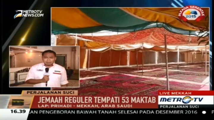 Jelang Wukuf, Persiapan di Arafah Capai 95 Persen