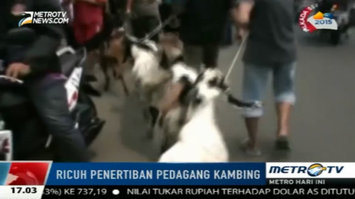 Kericuhan Pedagang Kambing di Tanah Abang Diduga Karena Salah Paham