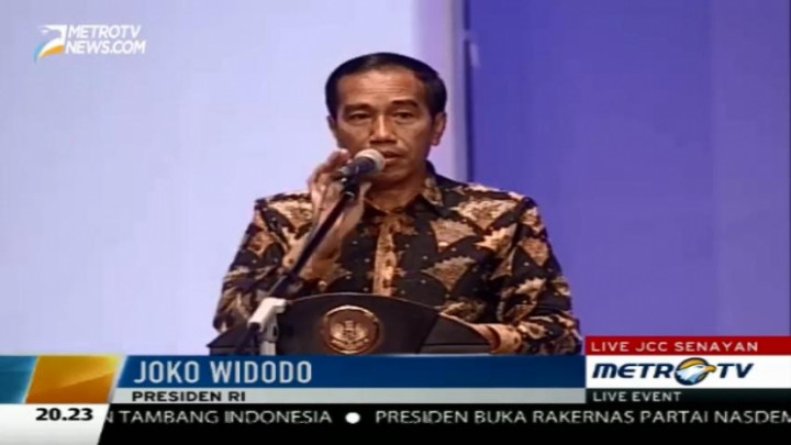 Jokowi Sebut Surya Paloh 'Kakanda' Saat Sambutan Rakernas NasDem