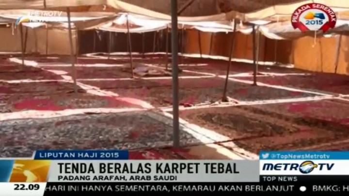 Melihat Kesiapan Tenda Calhaj Indonesia untuk Wukuf di Arafah