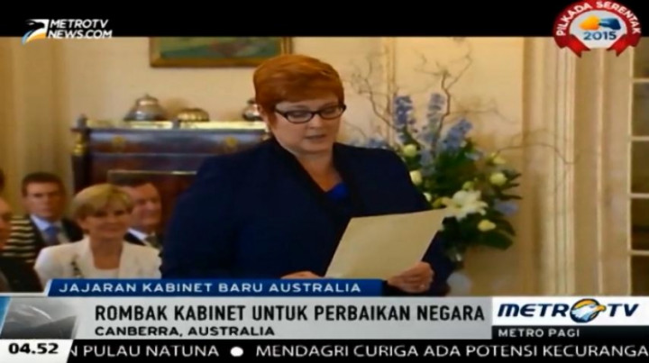 Malcolm Turnbull Umumkan Jajaran Kabinet Barunya
