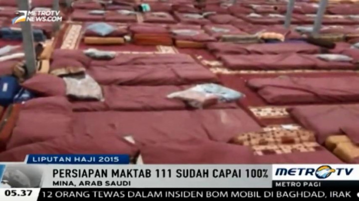 Jelang Wukuf Persiapan Beberapa Maktab Terus Dilakukan
