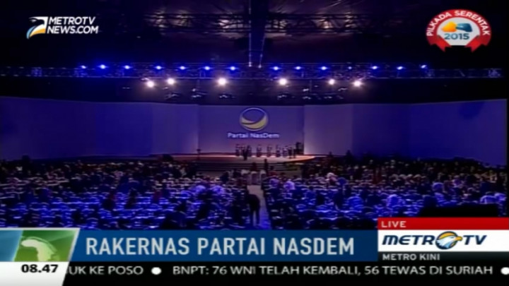 Hari Kedua Rakernas, NasDem Beri Pembekalan Bagi 256 Calon Kada