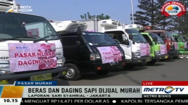 Mentan dan Bulog Gelar Pasar Murah di 23 Pasar Jakarta