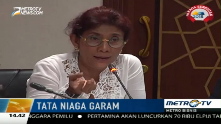 Menteri Susi Berjanji Tingkatkan Kualitas Garam Lokal