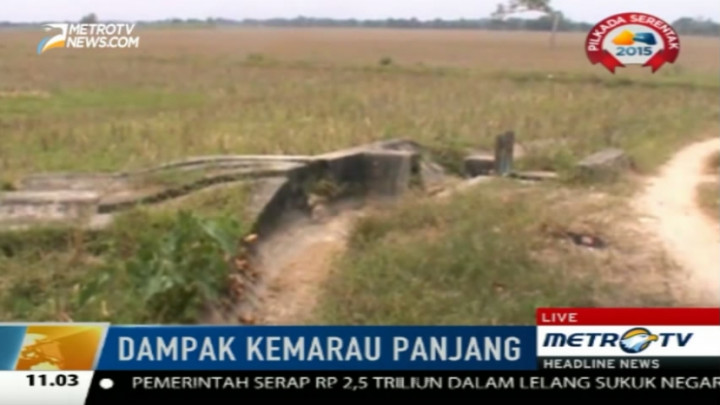 Saluran Irigasi di Oku Timur Kekeringan