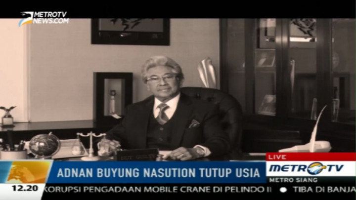 Jenazah Adnan Buyung Nasution Disemayamkan di Rumah Duka 