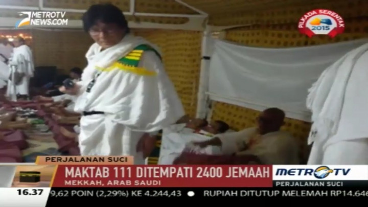 Tiba di Arafah, Jemaah Haji Khusus Tempati Maktab 111