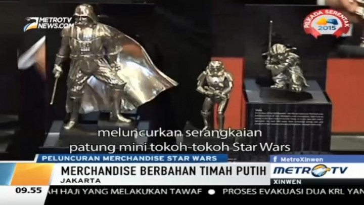 Tokoh Star Wars Diabadikan dalam Patung Timah