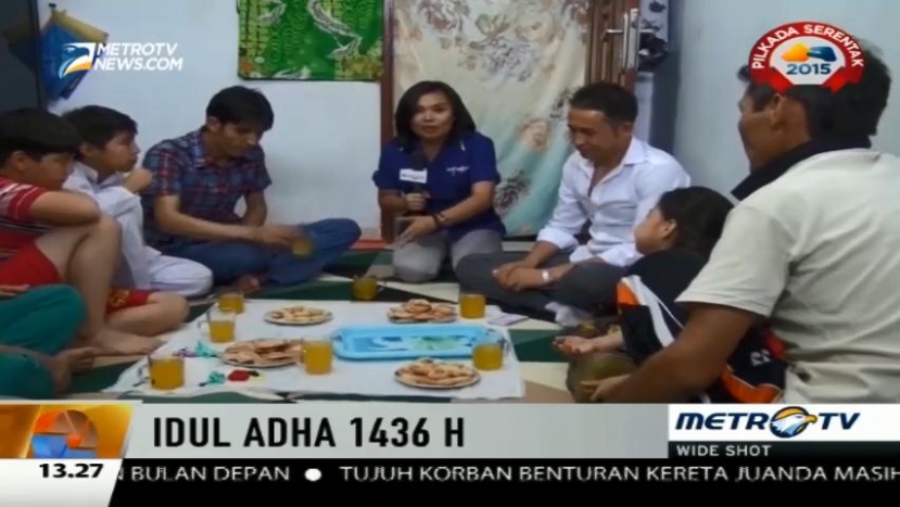 Begini Suasana Perayaan Idul Adha Para Imigran di Makassar