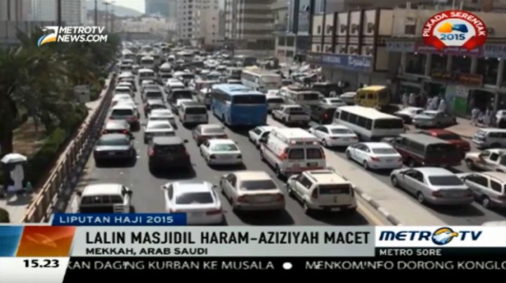 Tak Ada Petugas, Arus Lalin Masjidil Haram Macet Total 