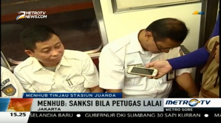 Menhub: Kecelakaan KRL di Stasiun Juanda Memalukan