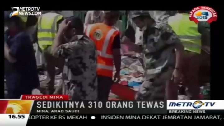 310 Orang Tewas Terinjak-injak Saat akan Lempar Jumrah di Mina    