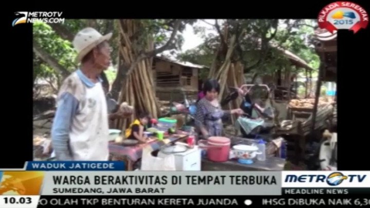  Korban Waduk Jatigede Masih Bertahan di Tempat Genangan
