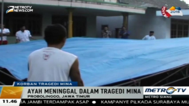 Keluarga Korban Tragedi Mina Asal Probolinggo Mulai Pasang Tenda 