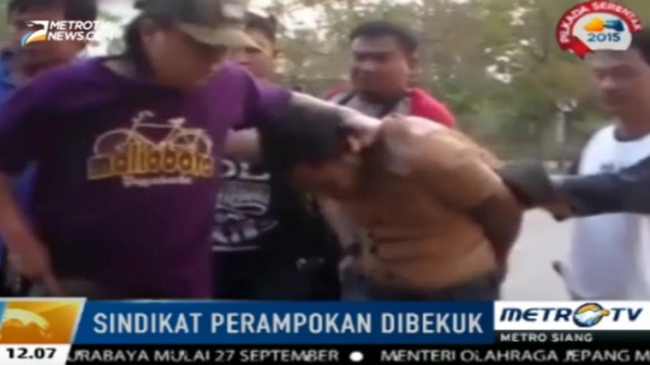 Polisi Bekuk Sindikat Perampok di Lampung