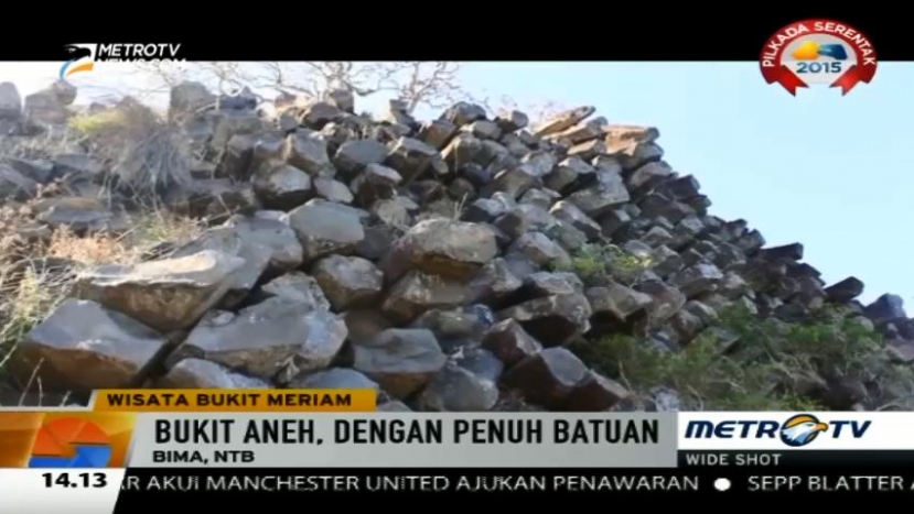 Aneh, Batu di Bukit Ini Menyerupai Bentuk Meriam 