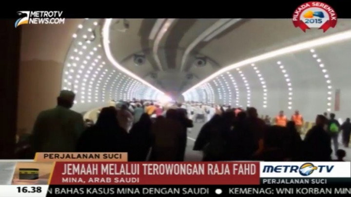 Seperti Ini Terowongan Raja Fahd di Malam Hari