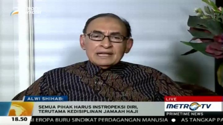 Alwi Shihab Minta Jemaah Haji Tingkatkan Kedisiplinan