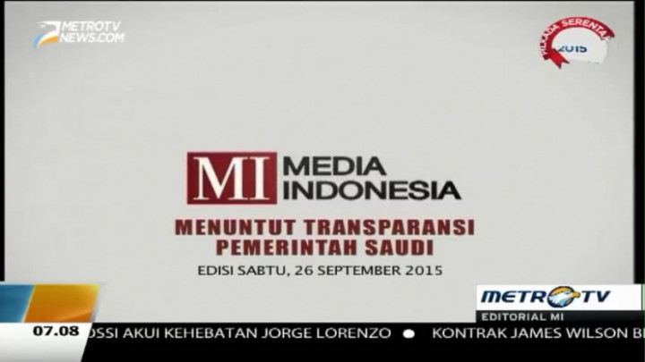 Menuntut Transparansi Pemerintah Saudi