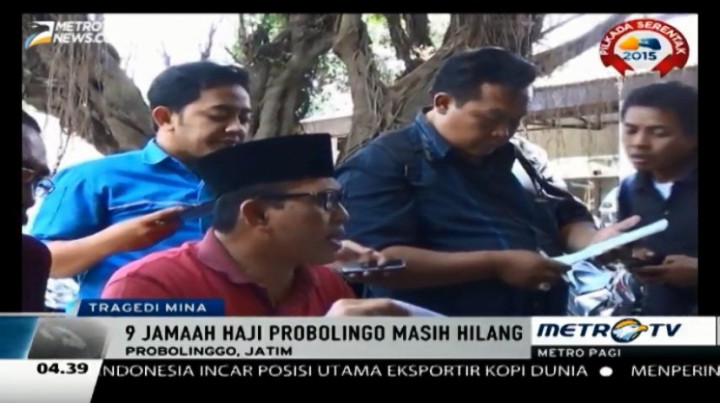 Sembilan Jemaah Haji Asal Probolinggo Masih Hilang Kontak