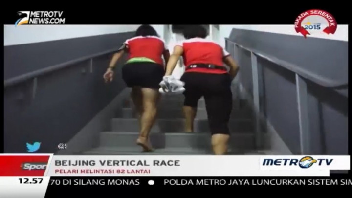 Lomba Lari Unik Menaiki Gedung 82 Lantai