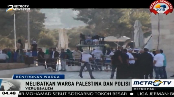 Polisi Israel dan Warga Palestina Terlibat Bentrok