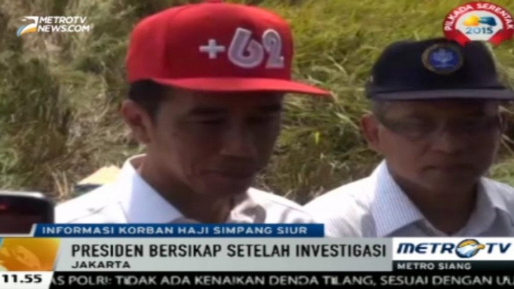 Jokowi Nilai Informasi Korban Meninggal Akibat Tragedi Mina Simpang Siur