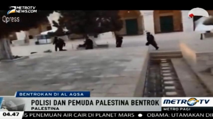 Polisi Israel Terlibat Bentrok dengan Warga Palestina