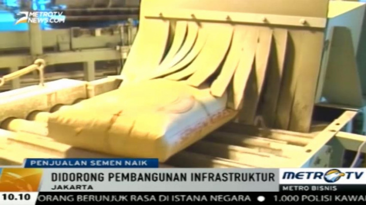 Konsumsi Semen Bulan Agustus Naik 17,4%