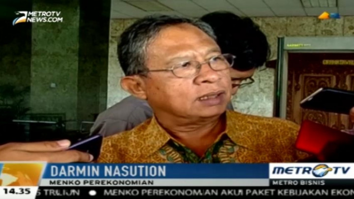 Menko Darmin: Tidak Banyak Kebijakan Baru dalam Paket Kebijakan Ekonomi II 