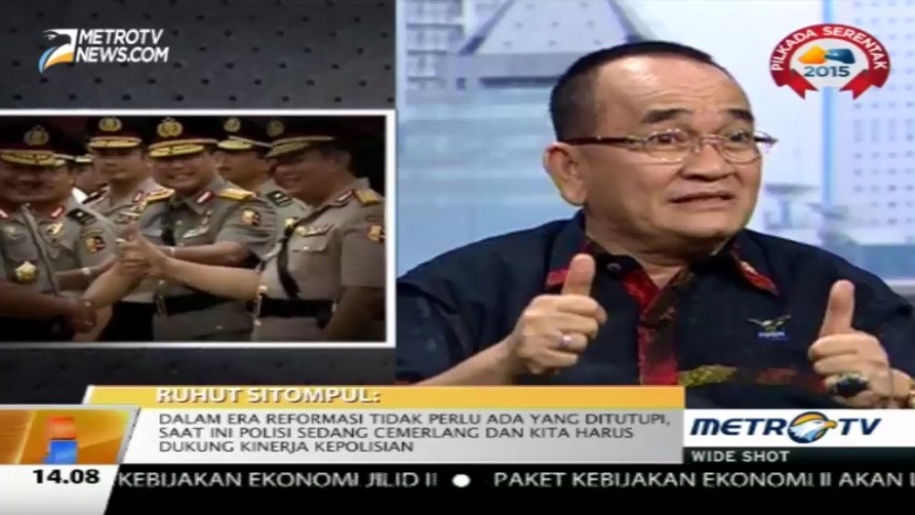 Ruhut: Polisi Sedang Bersinar, Kita Harus Dukung Kepolisian