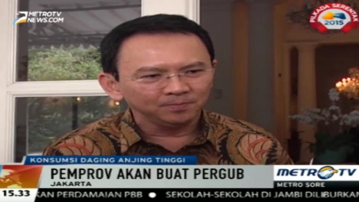 Pemprov Jakarta akan Membuat Pergub Peredaran Anjing Konsumsi 