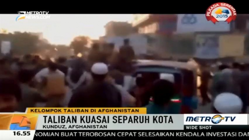 Taliban Kuasai Separuh Kota Kunduz di Afghanistan