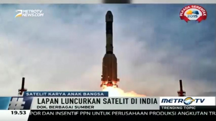 Nebeng Roket India, Satelit A-2 Buatan Indonesia Sukses Mengorbit