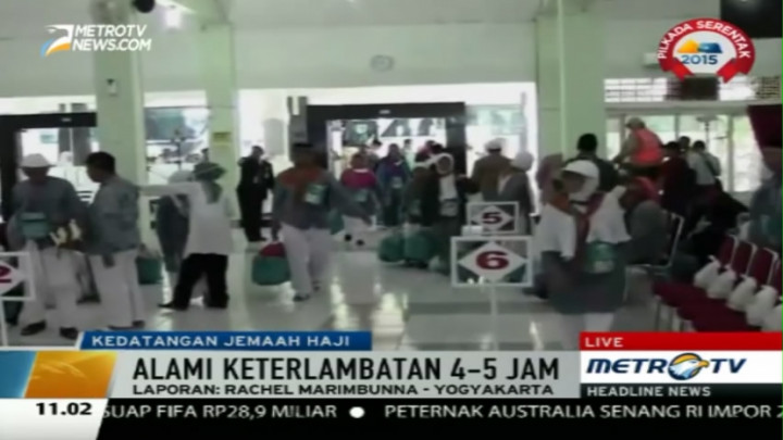 Kedatangan Jemaah Haji di Solo Terlambat Hingga Lima Jam