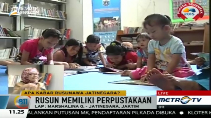 Agar Nyaman, Rusunawa Jatinegara Dilengkapi Fasilitas Perpustakaan