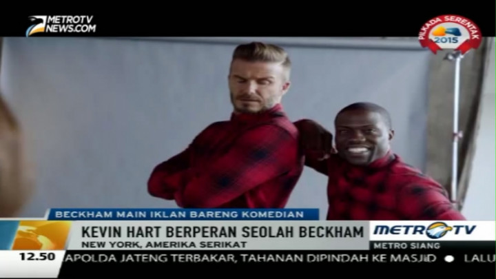 Lucunya Aksi Komedian Ini Jiplak Gaya David Beckham