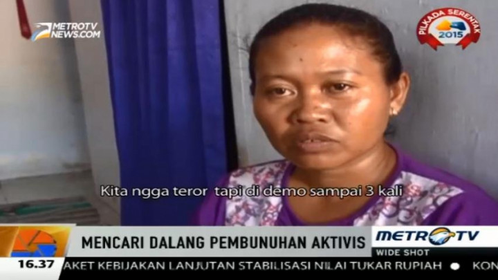 Istri Salim Kancil: Tak Hanya Diteror, Kami Juga Didemo