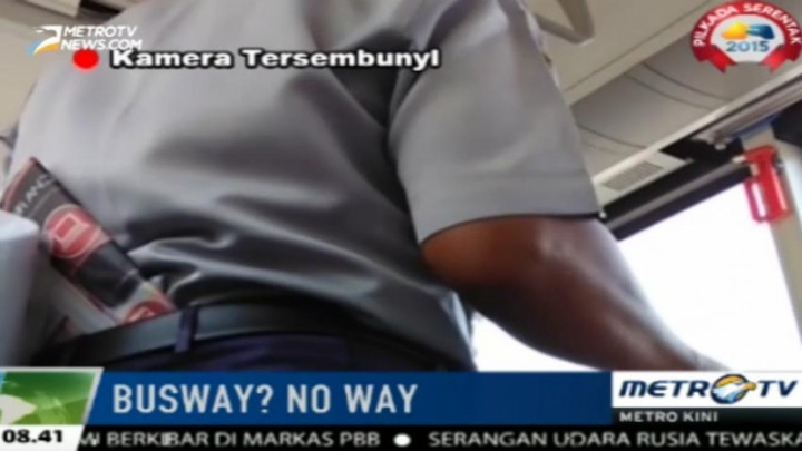Banyak Praktek Petugas Nakal dalam Pengoperasian Busway di Makassar