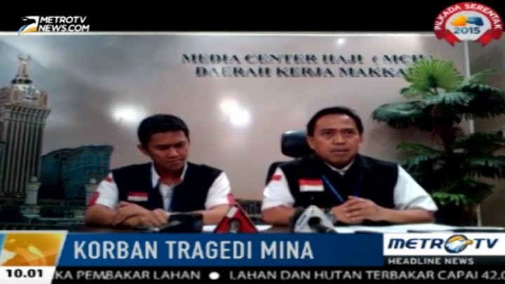 Korban Jiwa Jemaah Haji Indonesia dalam Tragedi Mina Bertambah 59 Orang