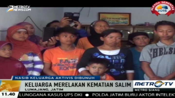 Suasana Duka Masih Selimuti Keluarga Salim Kancil