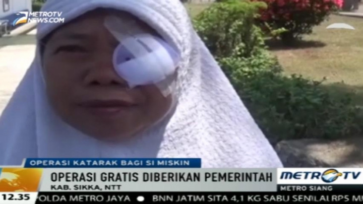 Ratusan Warga Miskin di NTT Jalani Operasi Katarak Gratis