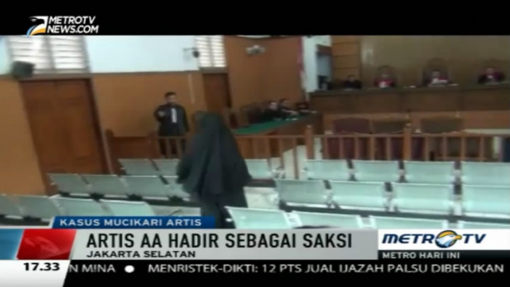 Amel Alvi Hadir Sebagai Saksi di Sidang RA