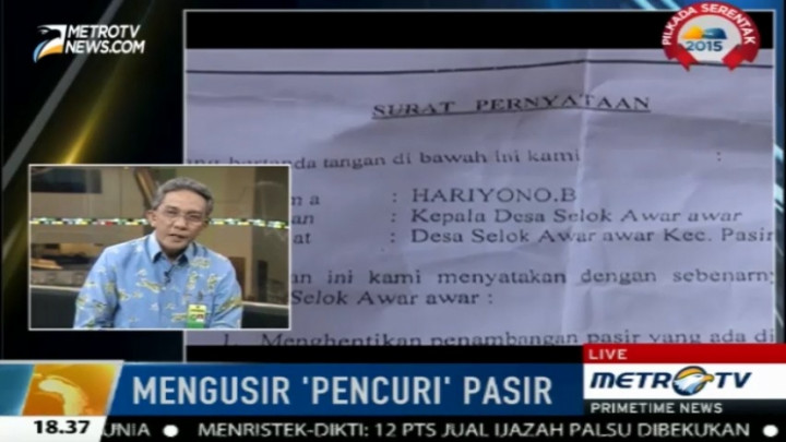 <i>Ada Kejanggalan Pengeluaran Izin Amdal Tambang Pasir di Lumajang</i> 