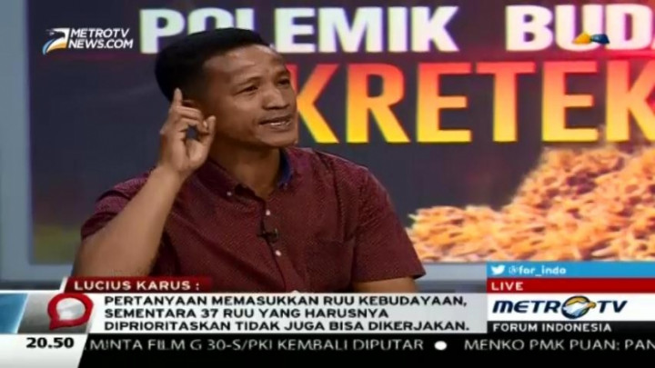 Masukan RUU Kebudayaan Ditengah Jalan, Sikap DPR Perlu Dipertanyakan