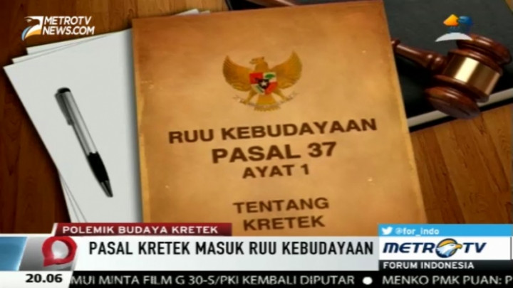 Polemik Pasal Kretek, Radhar: Kebudayaan Memiliki Produk yang Negatif & Positif